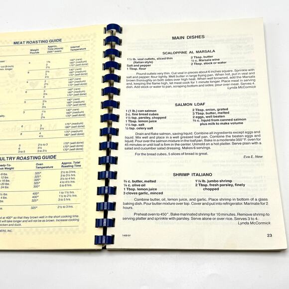 Wing Wives Sheppard AFB Cookbook Vintage 90s Recipes from Our Kitchens Texas - Picture 6 of 7